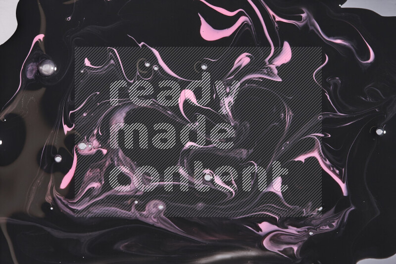 خلفية ملونة مع مزيج من ألوان الطلاء الوردي والاسود