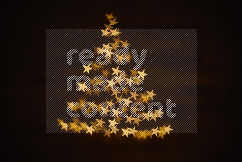 Bokeh light in star shape