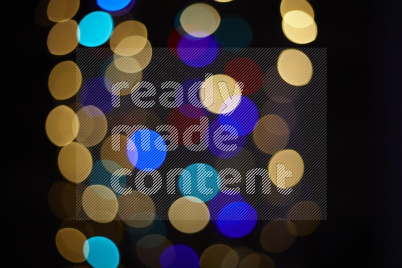 Bokeh light in multicolor