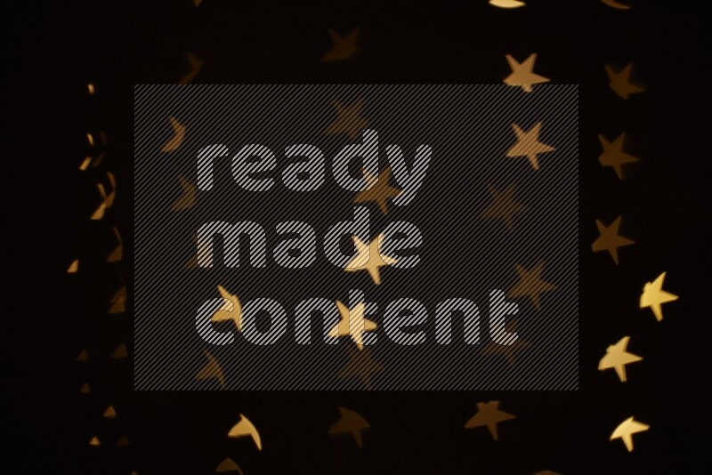 Bokeh light in star shape