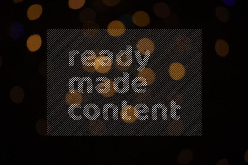 Bokeh light in yellow