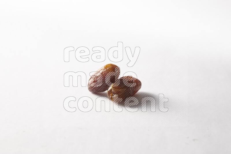 Dates on white background