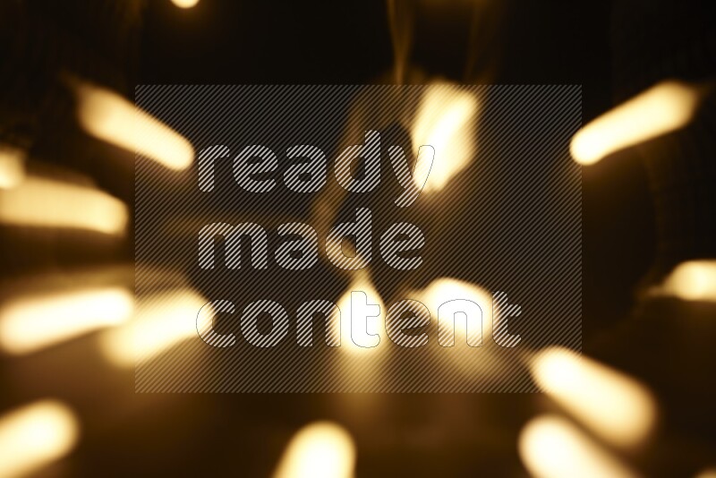 Bokeh light in yellow