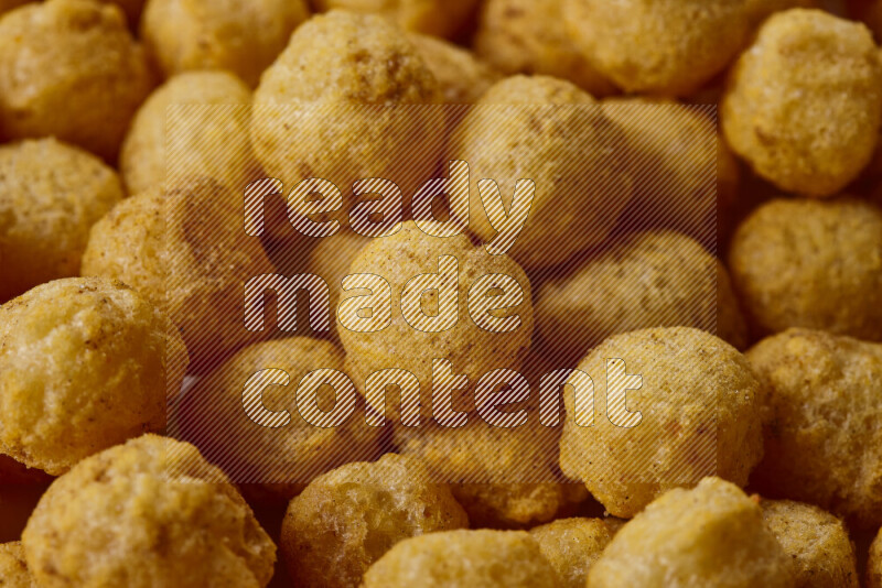 Puffs snacks on white background