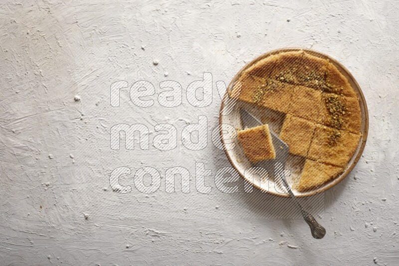 Konafa in a light setup