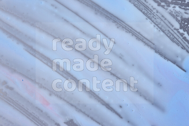 Close-ups of abstract blue paint texture in different shapes