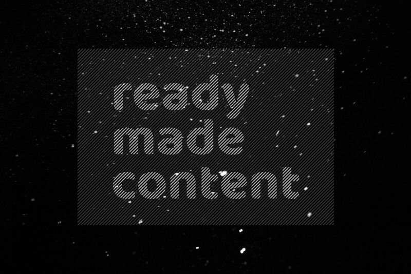 Snow spray on black background
