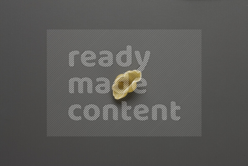 Snails pasta on grey background