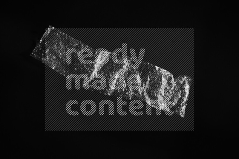 Bubble wrap texture on black background