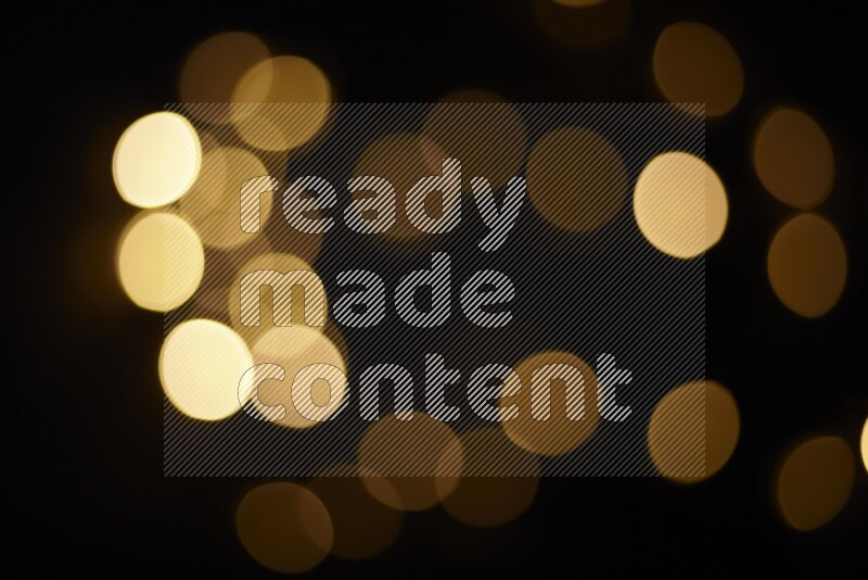 Bokeh light in yellow