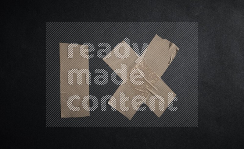 Duct tape on black background