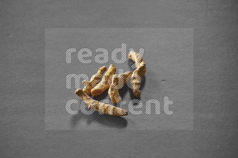 Turmeric on a black flooring