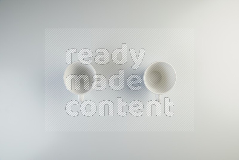 white mug on white background