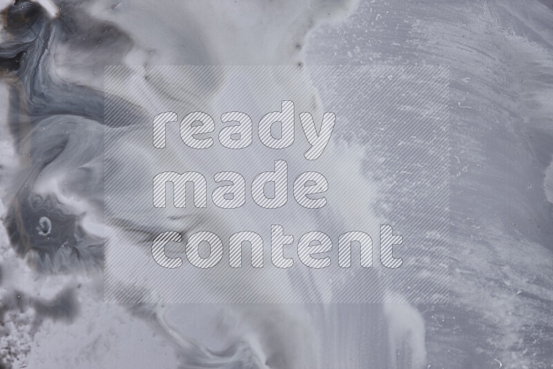 Abstract colorful background with mixed of white and black paint colors