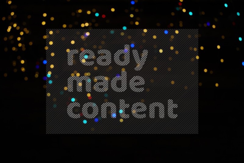 Bokeh light in multicolor