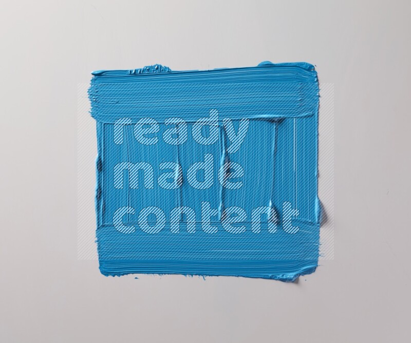 Multi blue straight brush strokes in different shapes on a white background