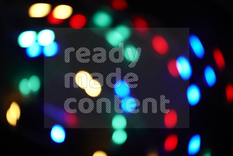 Abstract bokeh light in multicolor