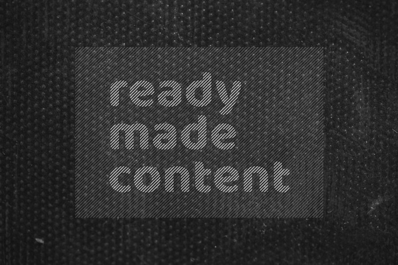 Fabric bags texture on black background