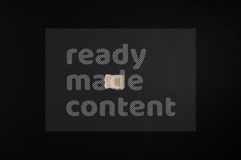 Craft paper on black background