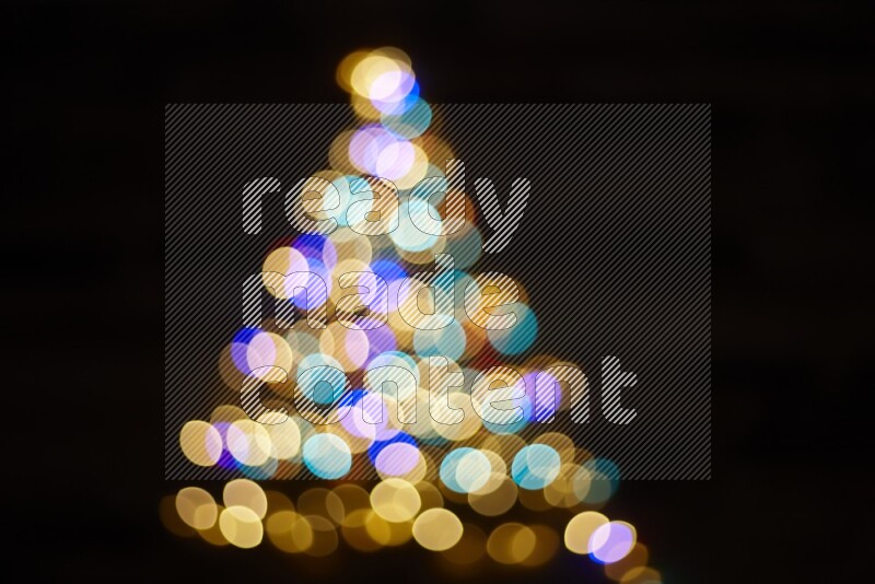 Bokeh light in multicolor