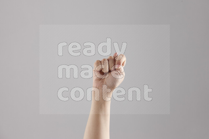 Woman hands gesturing sign language