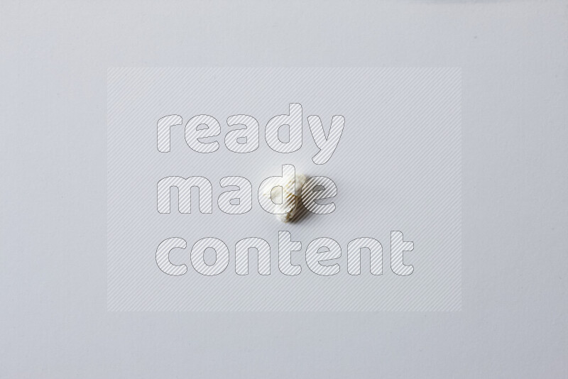 Popcorn snacks on white background