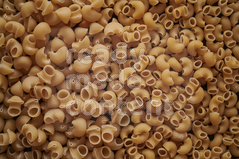 2 types of pasta filling the frame