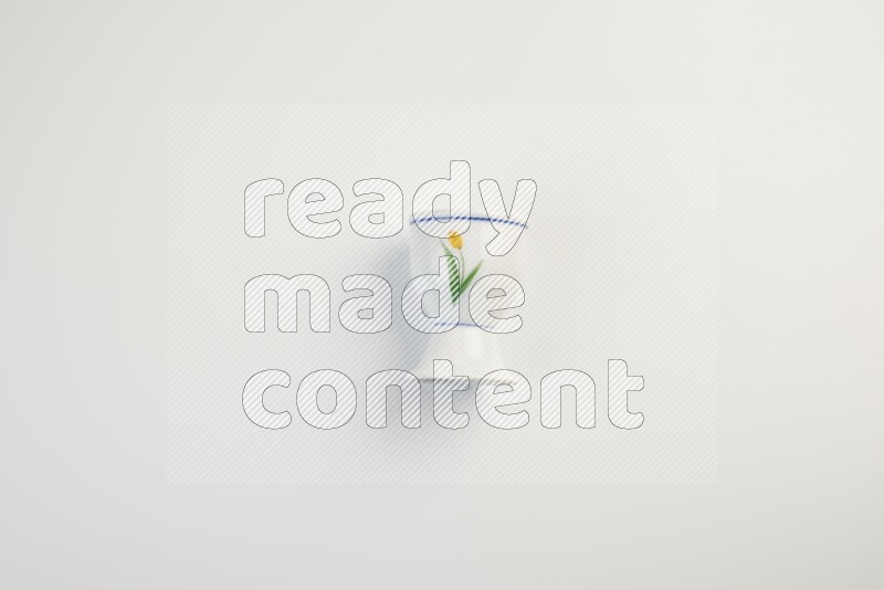 multi color ceramic round egg holder on white countertop