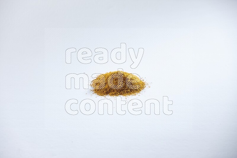 Turmeric powder on white flooring