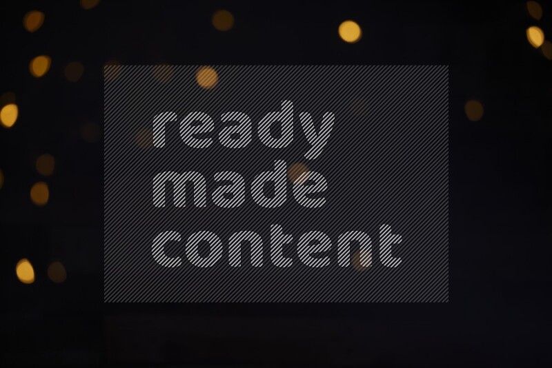 Bokeh light in yellow