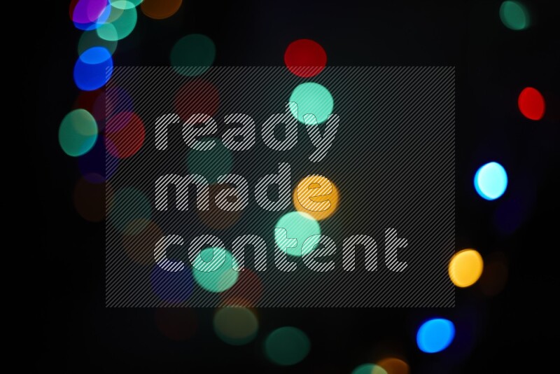 Bokeh light in multicolor