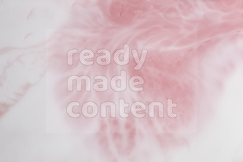 A close-up of abstract swirling patterns in red and white