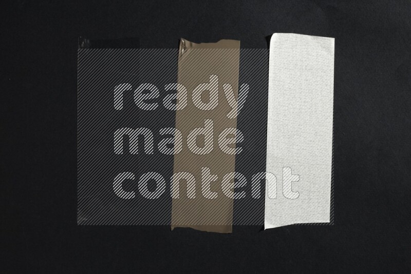 Duct tape on black background