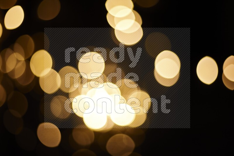 Bokeh light in yellow