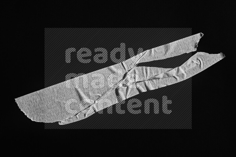 Duct tape on black background