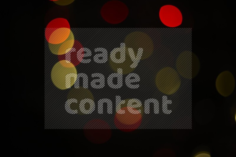 Bokeh light in multicolor