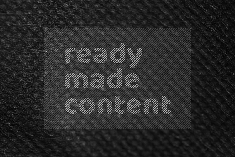 Fabric bags texture on black background