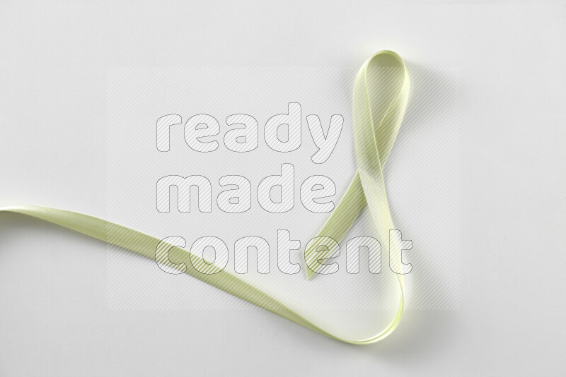 Cancer awareness ribbons on white background