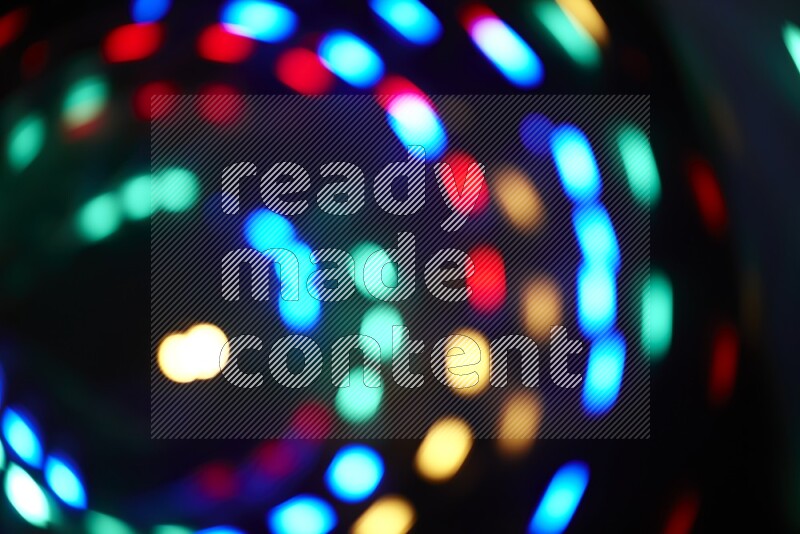 Abstract bokeh light in multicolor