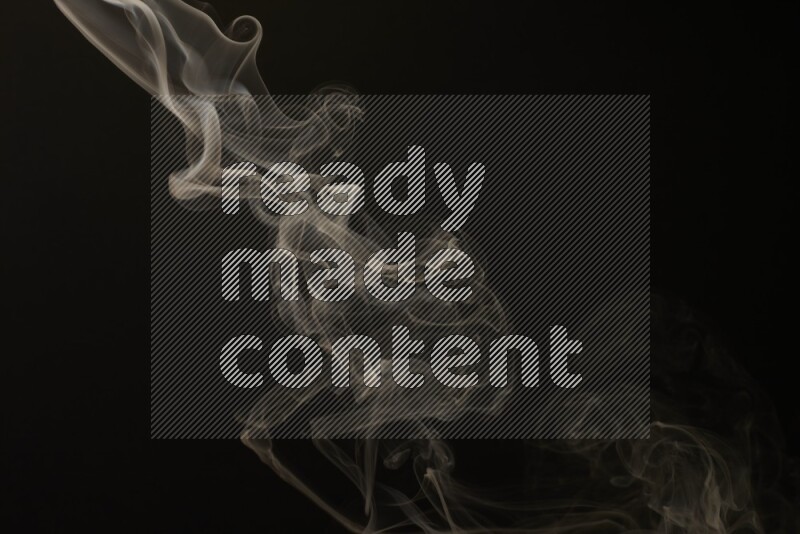 wavy smoke motion in yellow