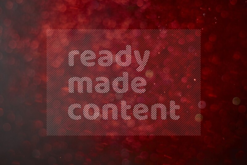 Red glitter powder isolated on black background