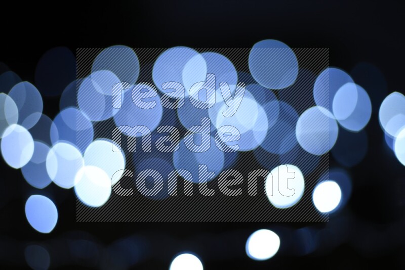 Bokeh light in white