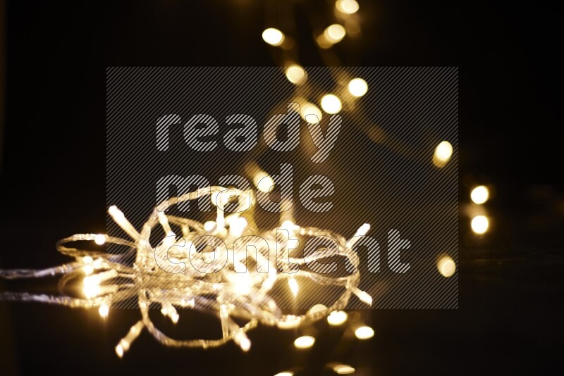 Bokeh light in yellow