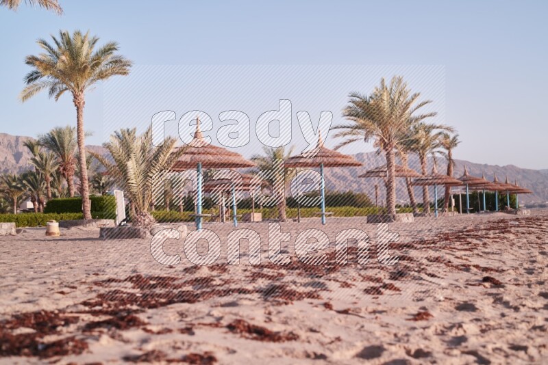 Resort view on the beach