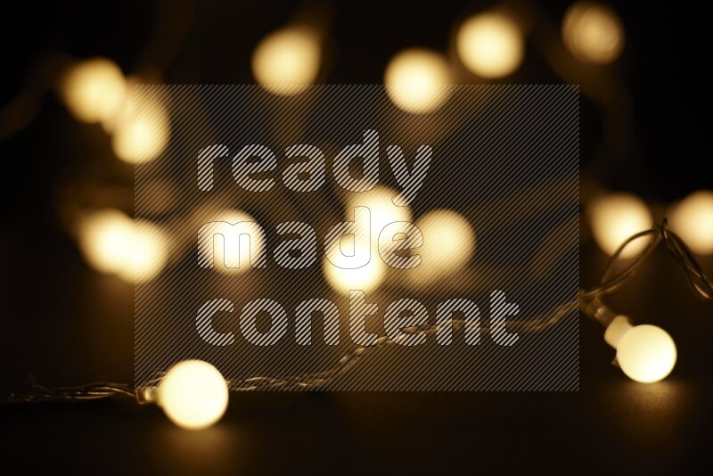 Bokeh light in yellow