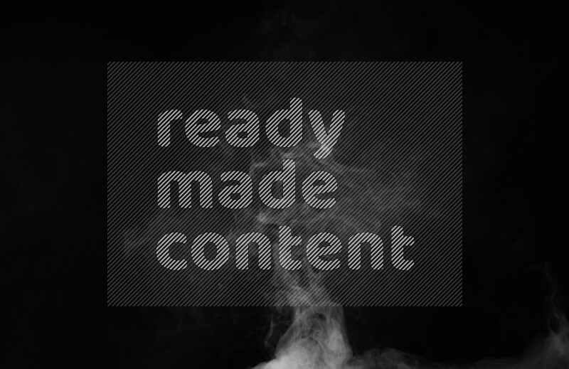 irregular white smoke on black background.