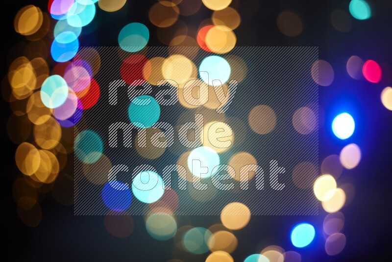 Bokeh light in multicolor
