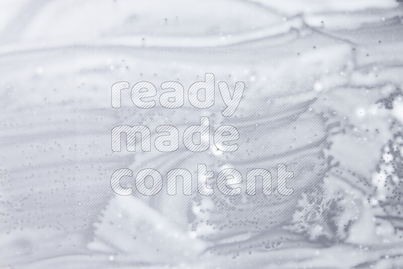 Close-ups of abstract white paint texture in different shapes