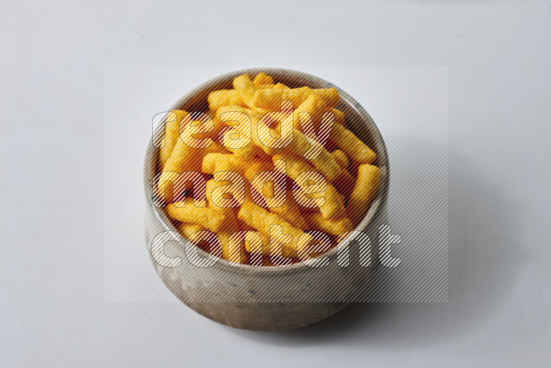 وجبات خفيفه علي خلفية بيضاء