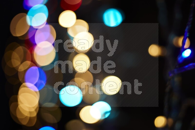 Bokeh light in multicolor